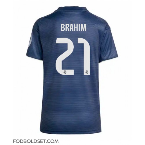 Real Madrid Brahim Diaz #21 Udebanetrøje Dame 2025-26 Kortærmet